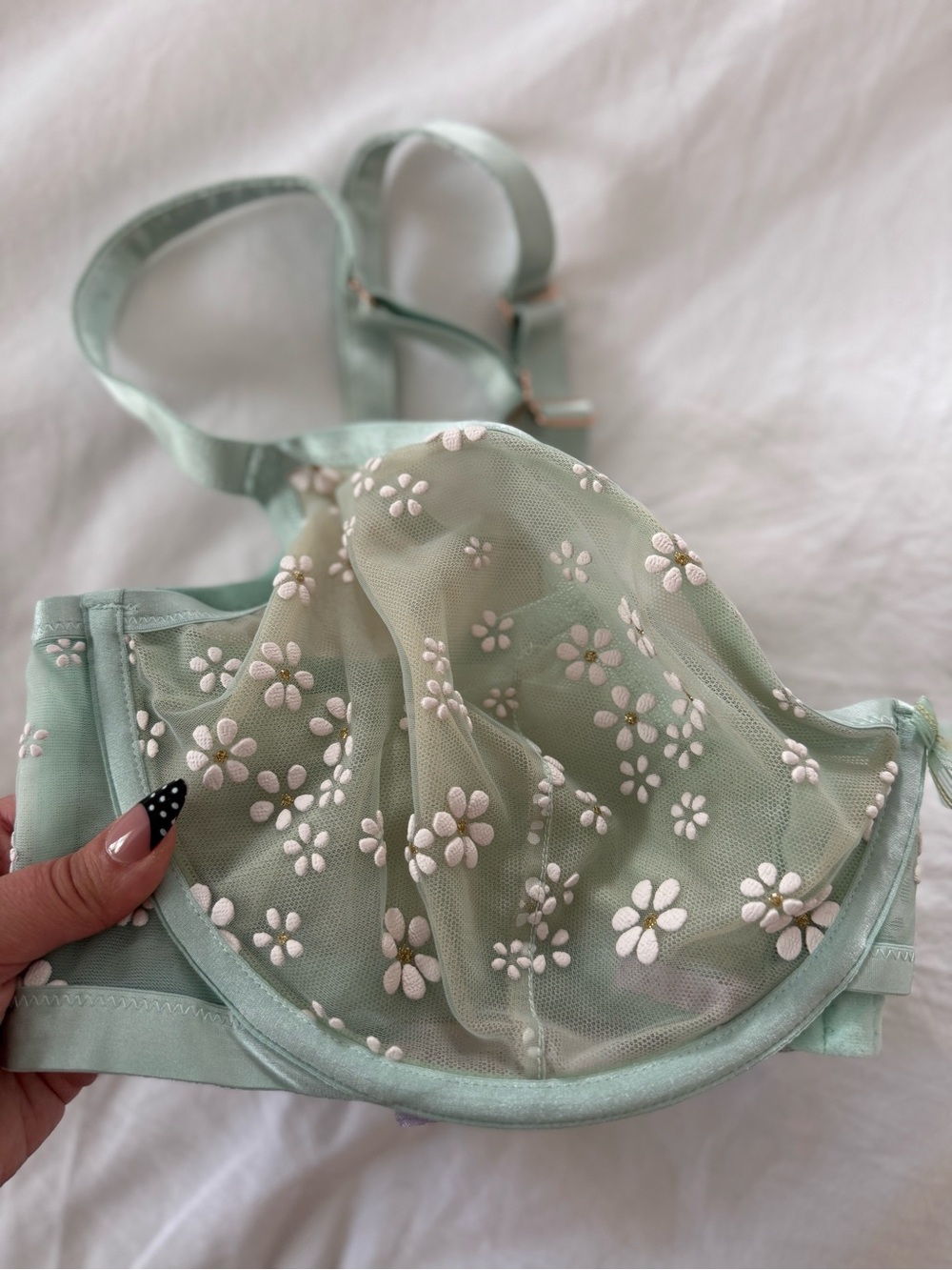 Savage x Fenty Puff Daisy Unlined Bra 42DDD